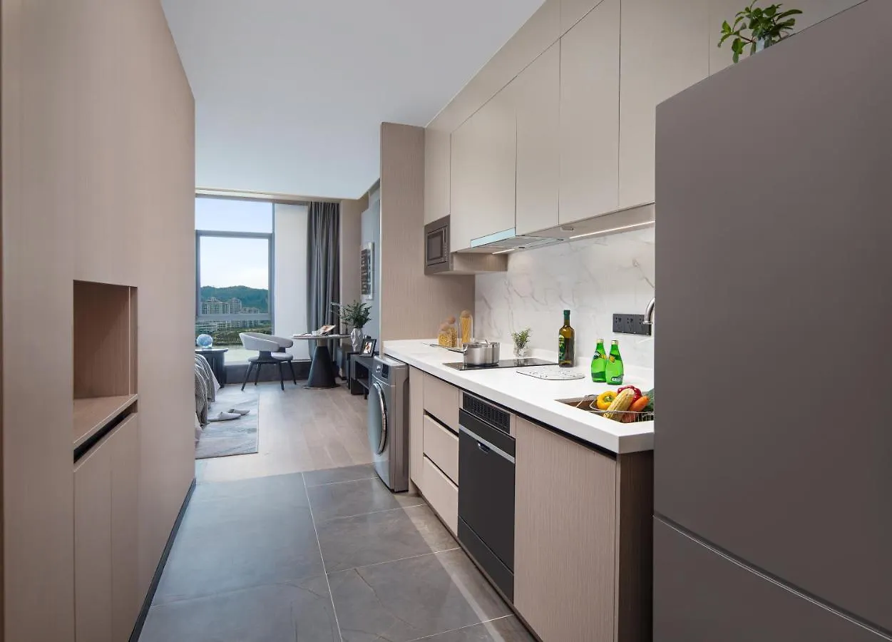 Rezen Hotel Zhuhai Hengqin Border And Exhibition Center Branch Apartament